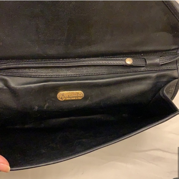 Fendi Black vintage Clutch and Crossbody Bag - Picture 11 of 13